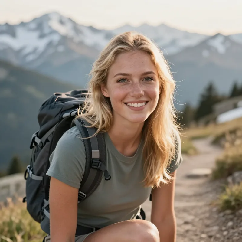A golden-hour portrait made with Burritt AI Studio