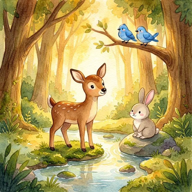 A storybook watercolor made with Burritt AI Studio